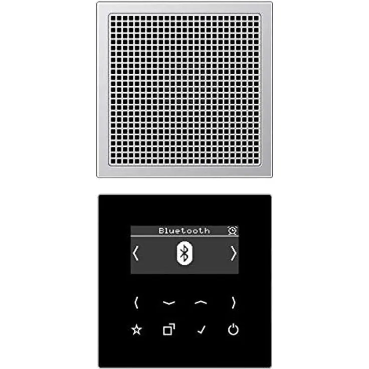 JUNG Smart DAB+ DAB AL1 BT Unterputzradio, schwarz