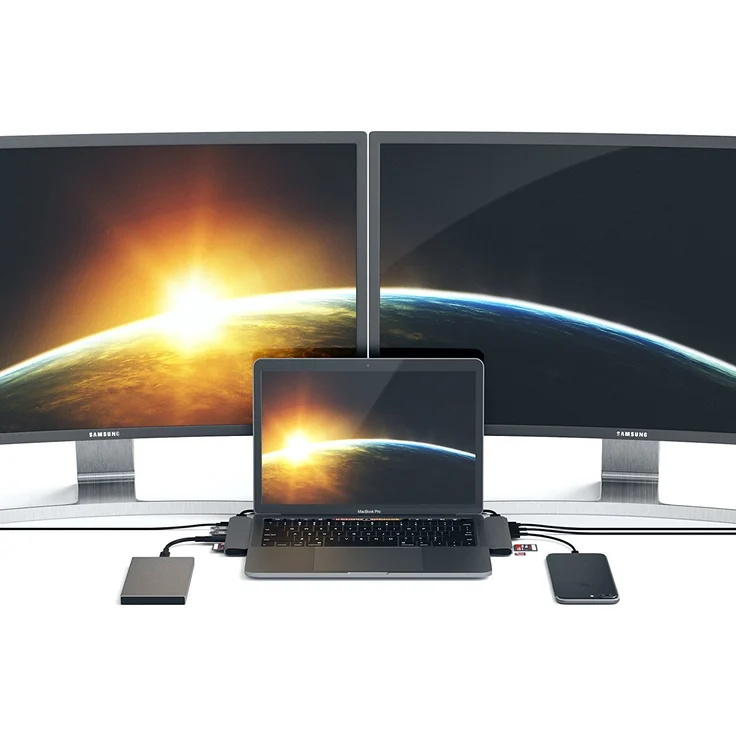 SATECHI Pro Hub Adapter - Kompatibel mit 2020/2019/2018/2017 MacBook Air, MacBook Pro und mehr – Bild 5