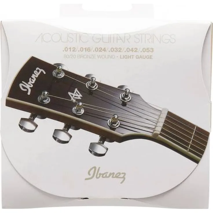 Ibanez Saitensatz Akustikgitarre Coated 80-20 Bronze 6-Saiter - Extra Light, 10-47 (IACS61C)