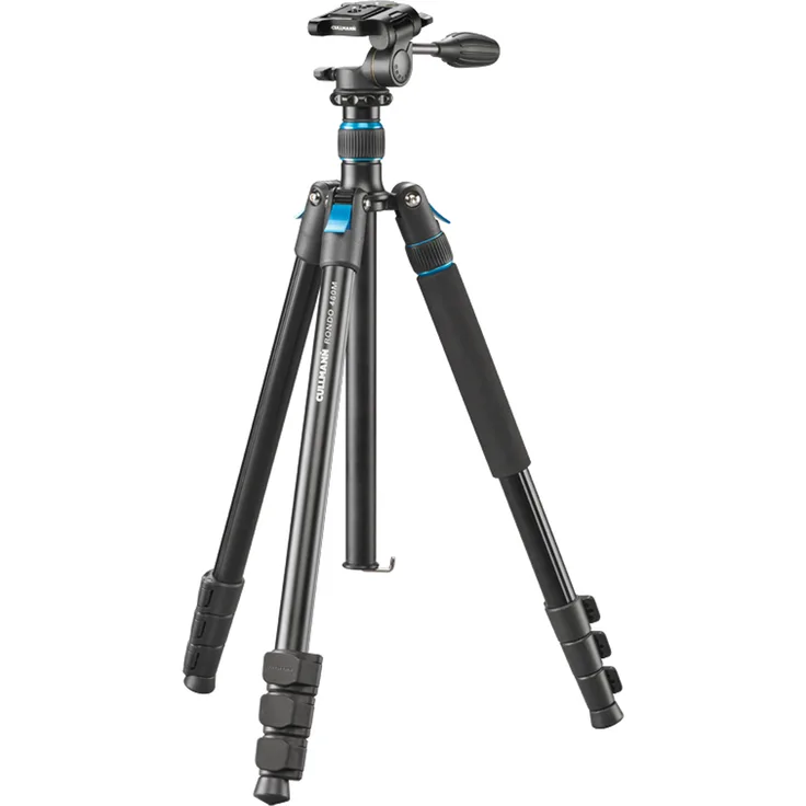 Cullmann Rondo 480M RW20 Allround-Dreibeinstativ mit 3-Wege-Kopf, Tragkraft 4kg, Packmaß 48cm, Auszugshöhe 183cm