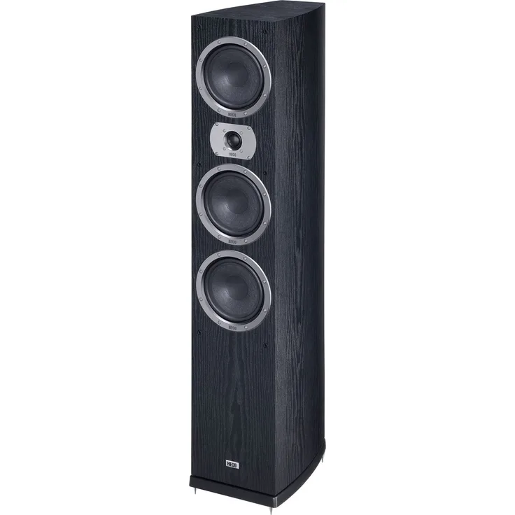 HECO Victa Prime 702 , 3 Wege Heimkino- und Stereo-Standlautsprecher , 1 Stück - schwarz Standlautsprecher - 170 Watt - schwarz