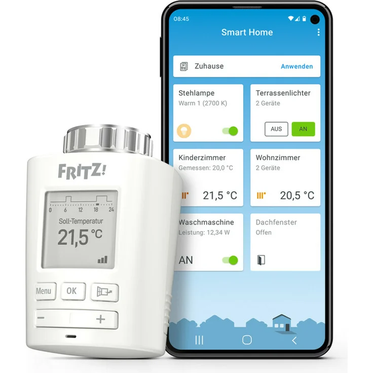 AVM FRITZ!DECT 301 Intelligenter Heizkörperregler für das Heimnetz, für alle gängigen Heizkörperventile und FRITZ!Box mit DECT-Basis, FRITZ!OS ab Version 6.83, weiß (20002822) – Bild 7