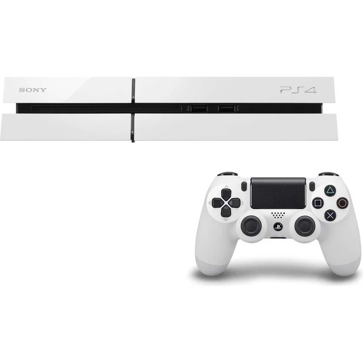 Sony PlayStation 4 Glacier White 500GB Spiel – Bild 1
