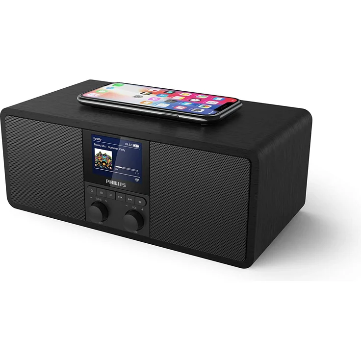 PHILIPS TAR8805/10 Internetradio mit Bluetooth, WLAN, LCD-Display, schwarz – Bild 2