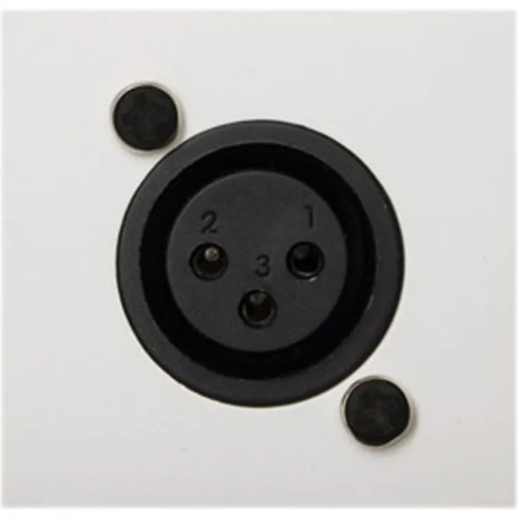 Audac W18 W Mikrofon Eingangseinheit für Wandmontage (45 x 45 mm) weiß
