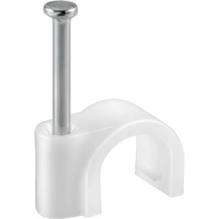 Goobay 17084 Kabelschelle für Kabel mit Kabeldurchmesser bis max. 14,0 mm weiß (100 Stück) – Bild 1