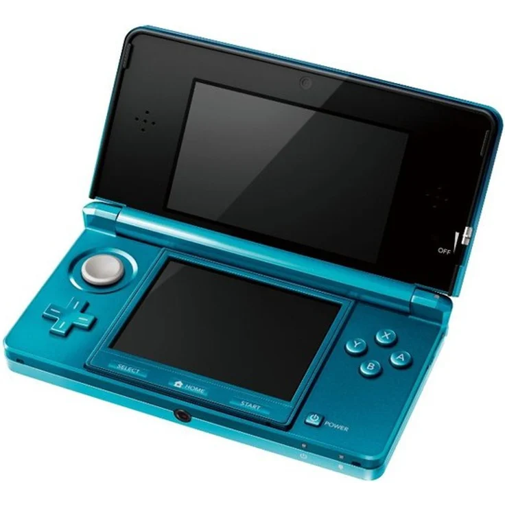 Nintendo 3DS Aqua Blau 256MB & 2GB Speicherkarte – Bild 3
