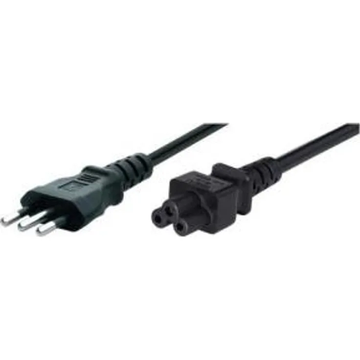Netzanschlusskabel Italien, Stecker an 3pol Buchse C5, schwarz, 1,8 m Notebook-Anschlusskabel für Italien (35902IT)