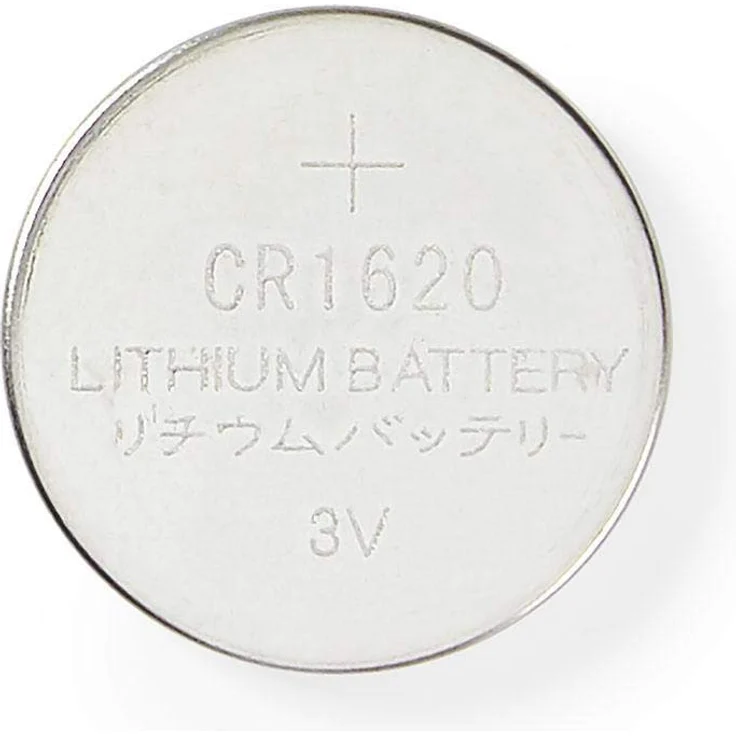 Nedis BALCR16205BL Lithium-Knopfzellenbatterie CR1620 | 3 V | 5 Stück | Blister – Bild 1