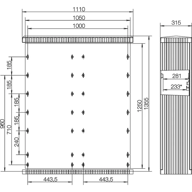 ABN Kabelverteilerschrank SL132P