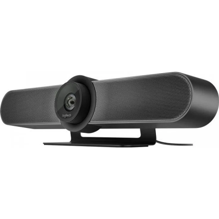 Logitech MEETUP Videokonferenz-Webcam, Ultra-HD 4K, 120° Blickfeld, Motorisierte Neigung, Integrierte Lautsprecher, Full Duplex & Advanced Beamforming Mikrofone, Für kleinere Meetingräume - Schwarz (960-001102) – Bild 5