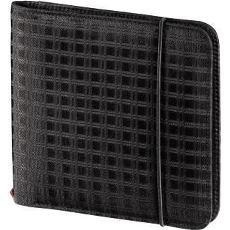 Hama Business Organizer Tasche (zur Aufbewahrung von 24 CDs - DVDs - Blu-Rays, 6 Speicherkartenfächer) schwarz