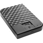 Verbatim Fingerprint Secure - Festplatte - verschlüsselt - 1 TB - extern (tragbar) - USB 3.1 Gen 1 (USB-C Steckverbinder) - 256-Bit-AES (53650)