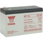 4x Yuasa Blei-Akku NP7-12L Pb 12V 7Ah VdS, Faston 6,3 USV