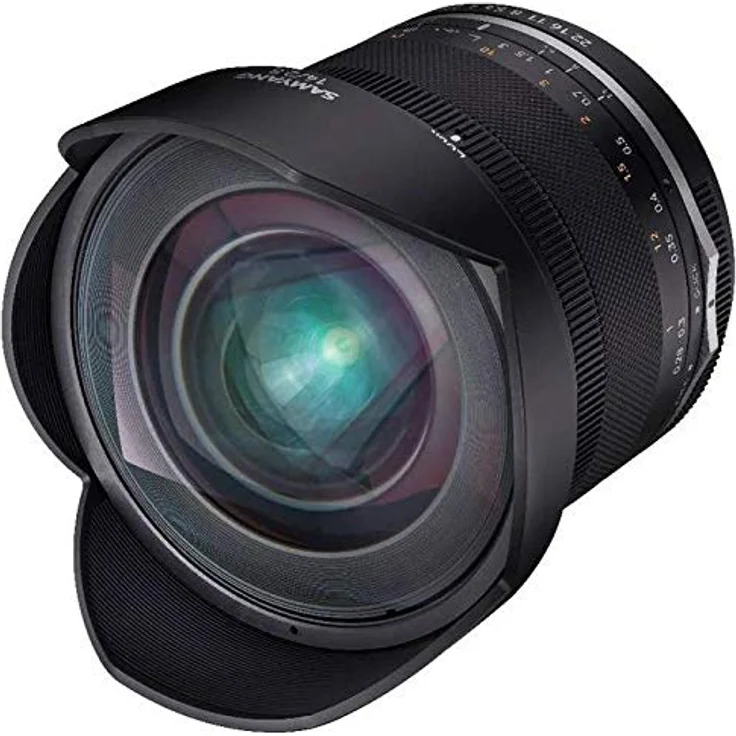 Samyang MF 14mm F2,8 MK2 für Nikon F AE ? Weitwinkel Objektiv manueller Fokus für Vollformat und APS-C Festbrennweite Nikon F Mount, 2. Generation D7200, D750, D810, D500, D7500, D850, D780, D6 – Bild 1