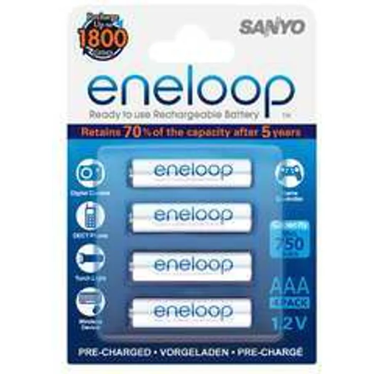 Sanyo Eneloop NI-MH HR-4UTGB-4BP 800 R03 Micro