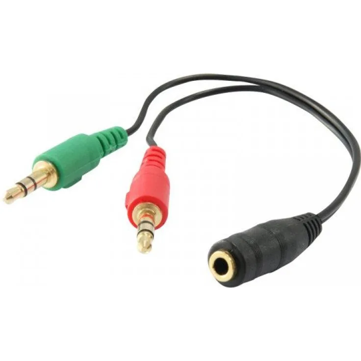 Equip Audio Splitter Y-Kabel Female 2X Male