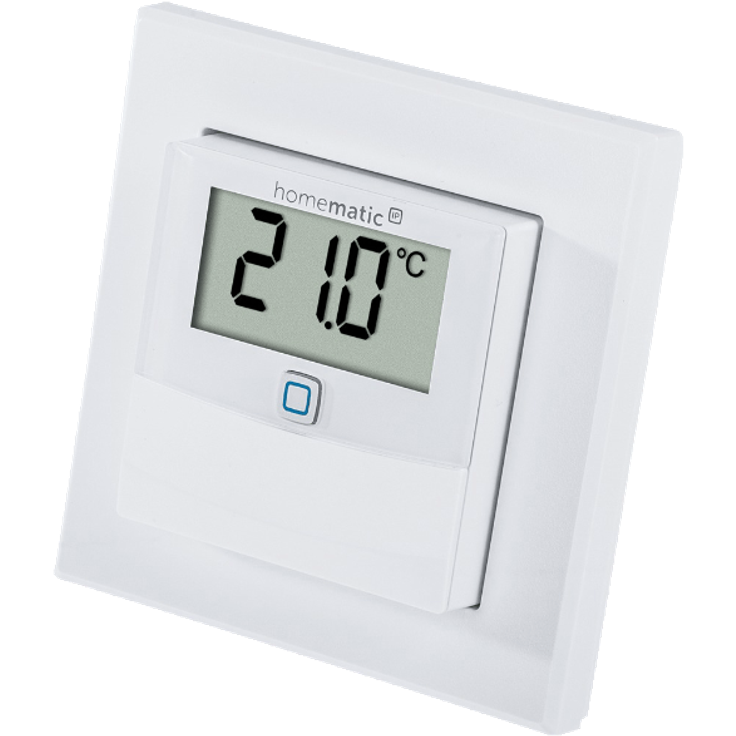 Homematic IP Temperatur- und Luftfeuchtigkeitssensor mit Display – innen (HmIP-STHD)