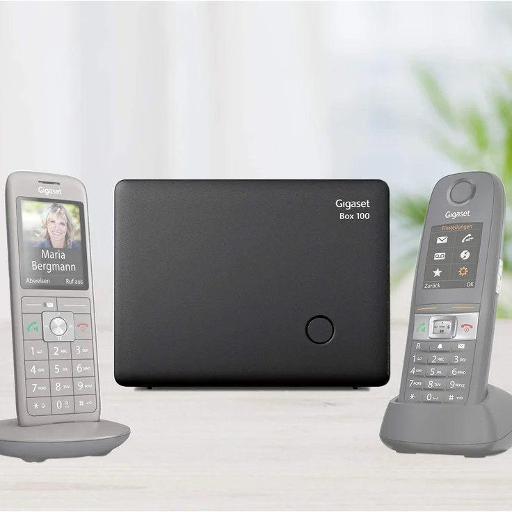 Gigaset Box 100 DECT Basisstation für Ihr eigenes Kommunikationssystem mit Gigaset Mobilteilen, Basis unterstützt 6 Mobilteile für den analogen Telefonanschluss, schwarz – Bild 8