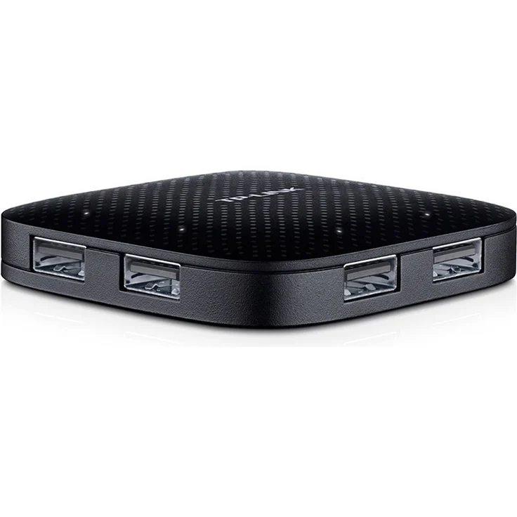 TP-Link UH400 4-Port-USB-3.0-Hub (bis zu 5 Gbit-s, 4 Steckplätze, Plug & Play, Hot Swapping, unterstützt Windows 10-8.1-8-7-Vista-XP, MacOS X und Linux) schwarz – Bild 3