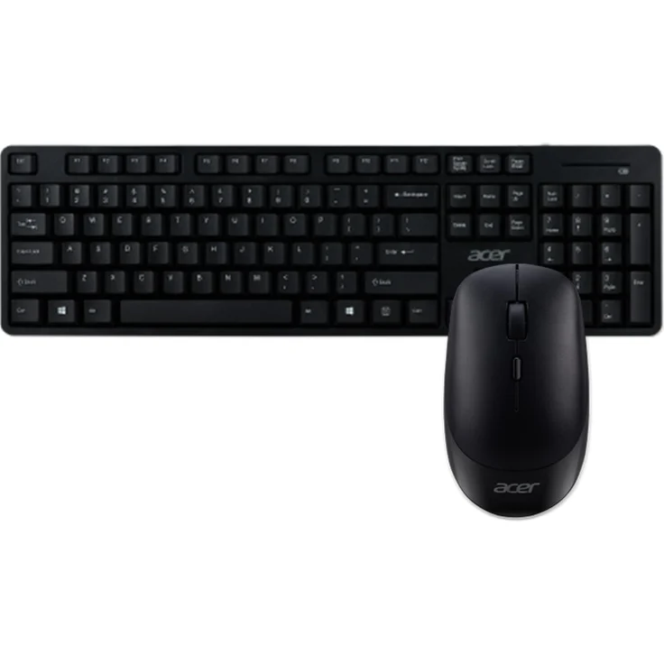 Acer AAK940 - Tastatur-und-Maus-Set - kabellos - Deutsch QWERTZ - Schwarz - retail (GP.ACC11.00C) – Bild 1