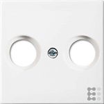 TV Abdeckung 2-Fach Balance SI alpinweiß 2531-914