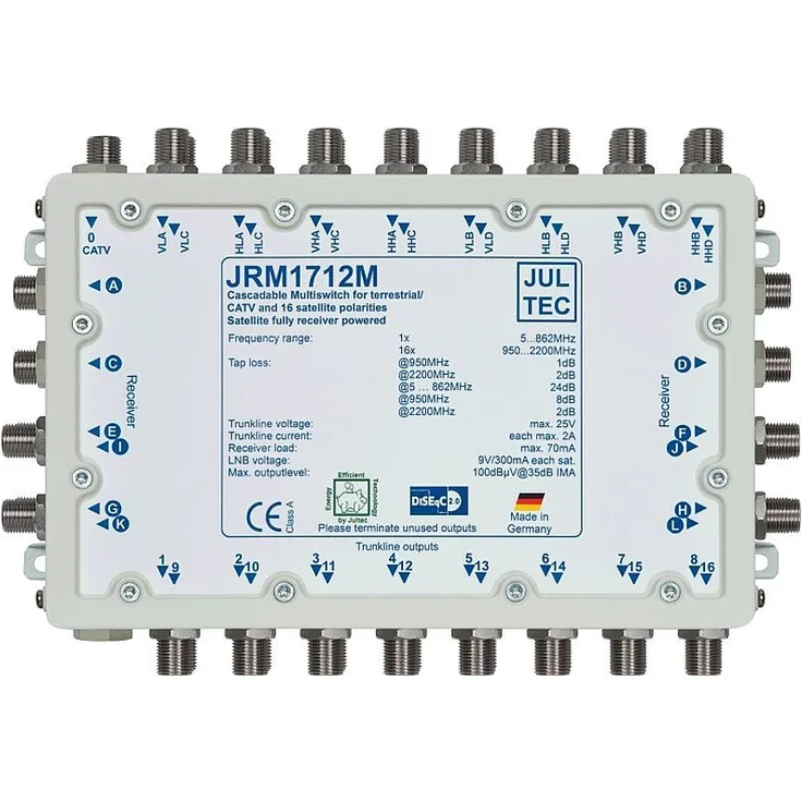 Jultec JRM1712M Multischalter ohne Netzteil (kaskadierbar)