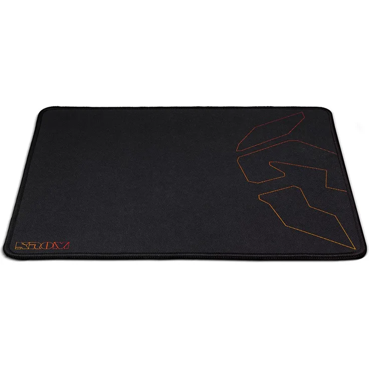 Nox Knout Kontrol Mauspad, Kautschuk, einfarbig, 32 cm x 27 cm x 3 mm, Schwarz