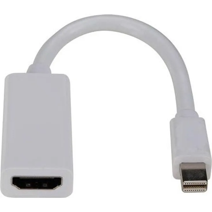 Perel ? Mini DisplayPort auf HDMI Adapter ? 17 cm ? M-F