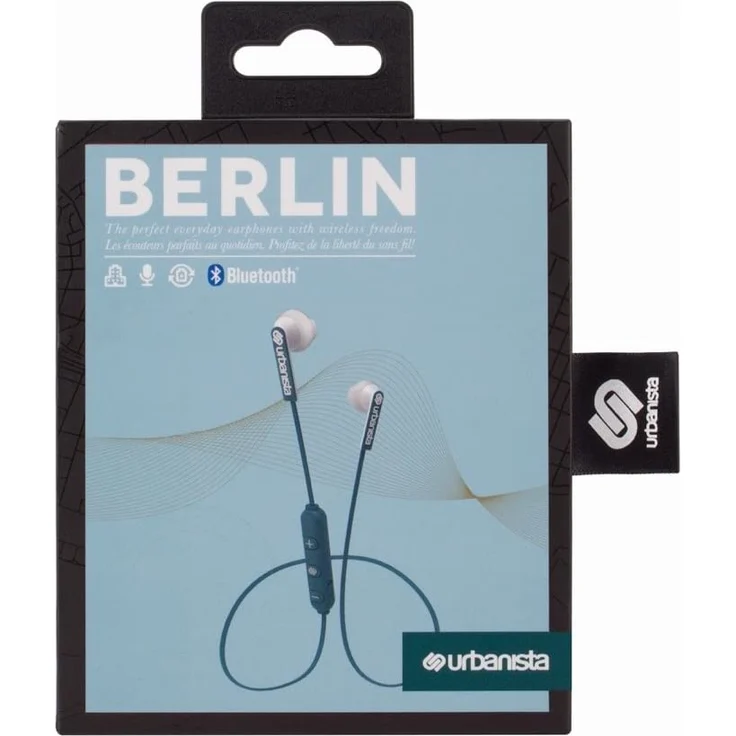 Urbanista Berlin In-Ear Kopfhörer, mit Bluetooth, Mikrofon, blau – Bild 3