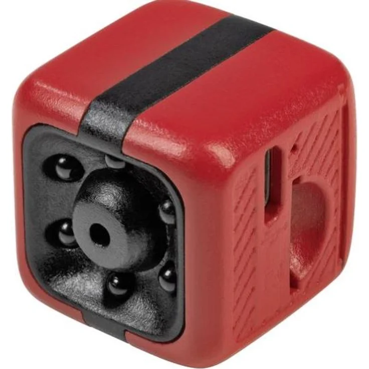 EASYmaxx Mini-Kamera mit Speicherkarte 8GB (HD) rot/schwarz – Bild 3
