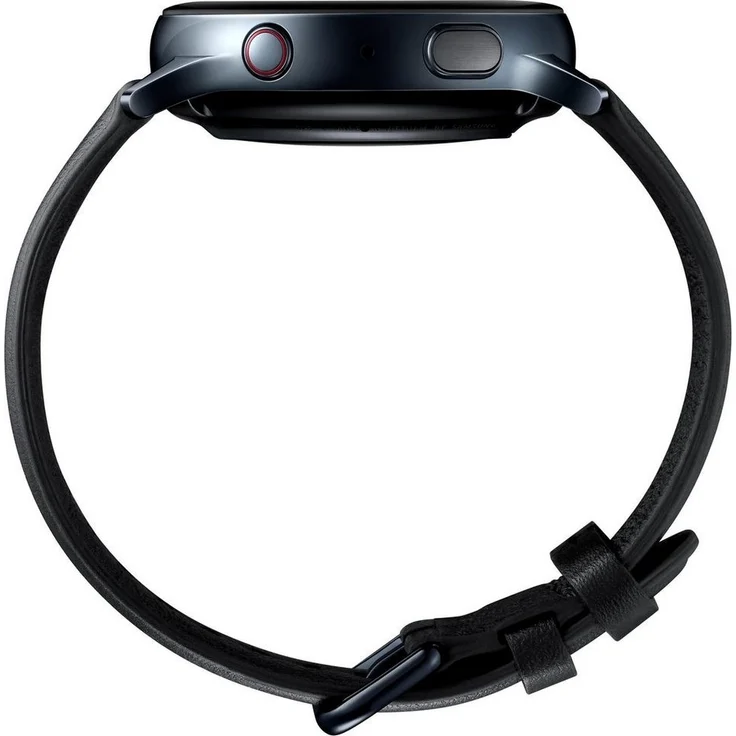 Samsung Galaxy Watch Active 2 Smartwatch GPS + LTE, Unisex, 40mm, Edelstahlgehäuse, Lederarmband, Schwarz – Bild 4