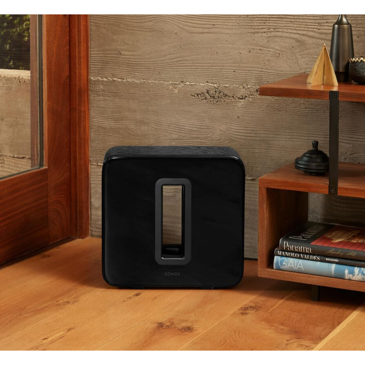 Sonos Sub 3. Generation schwarz Leistungsstarker WLAN Subwoofer für dynamische & tiefe Bässe für alle Sonos Speaker Eleganter Multiroom Subwoofer für erstklassigen Sound Subwoofer schwarz – Bild 6