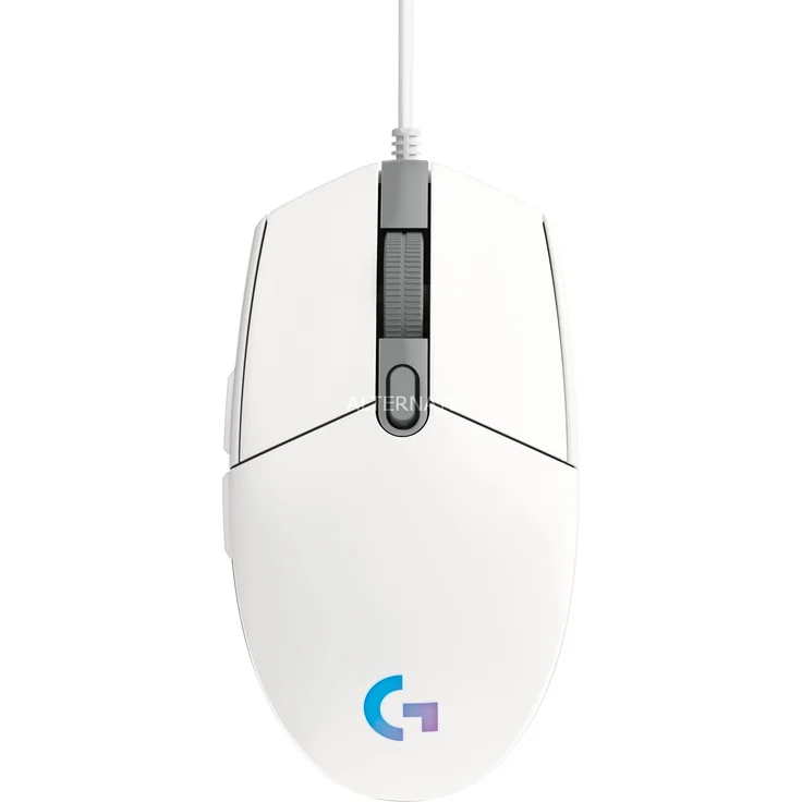 Logitech G203 Gaming-Maus mit anpassbarer LIGHTSYNC RGB-Beleuchtung, 6 programmierbare Tasten, Spieletauglicher Sensor, Abtastung mit 8.000 DPI, Geringes Gewicht, Weiß – Bild 1