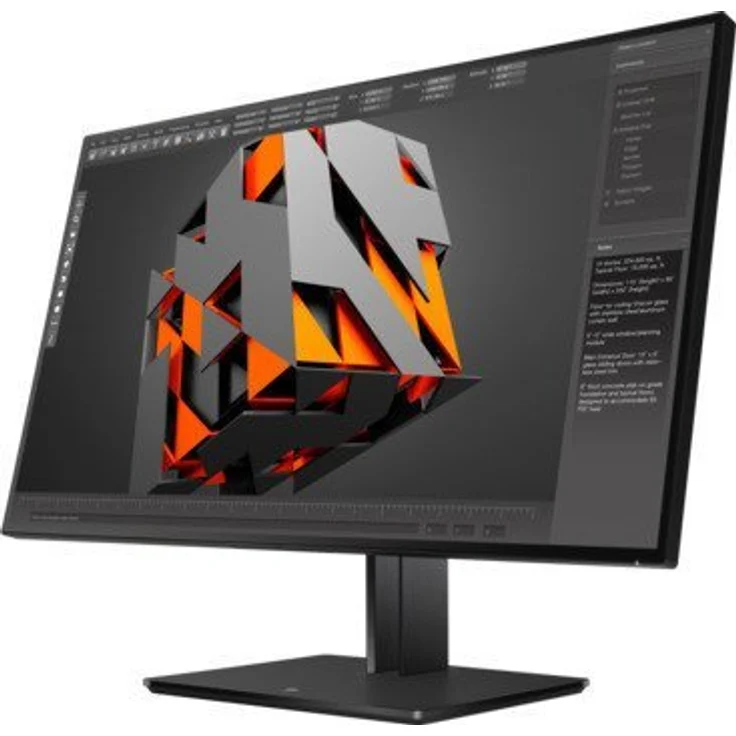 HP Z32 (31,5 Zoll - 4K UHD) Business Monitor (HDMI, Mini DisplayPort, DisplayPort, USB-C, Reaktionszeit 14ms, 60Hz) schwarz – Bild 3