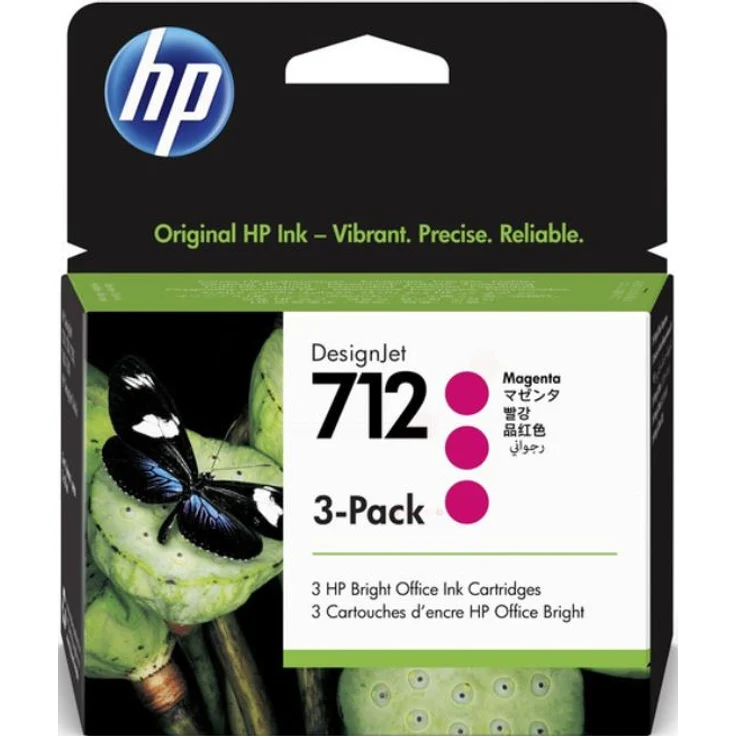 HP 712 3-PACK 29-ML MAGENTA – Bild 1