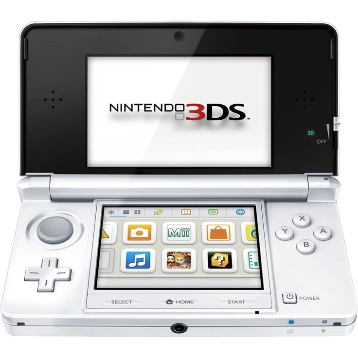 Nintendo 3DS Schneeweiß 256MB & 2GB Speicherkarte – Bild 2