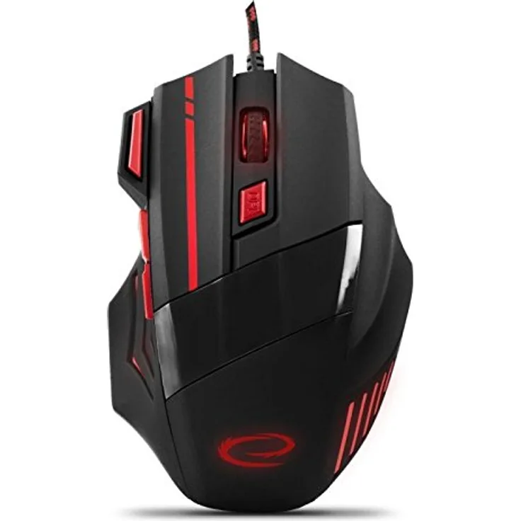 Esperanza MX201 Wolf 7D rot, USB (EGM201R) 