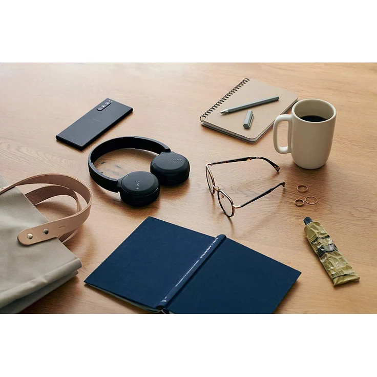Sony WH-CH510 On-Ear-Kopfhörer, mit Bluetooth, Mikrofon, schwarz – Bild 2