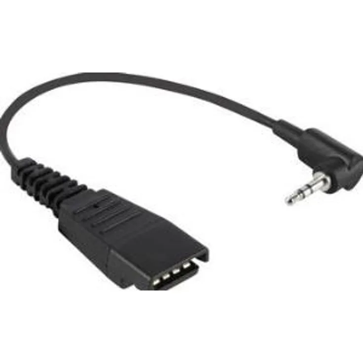 Jabra 8800-00-69 Anschlusskabel QD auf Klinke für BlackBerry-Apple iPhone Schwarz