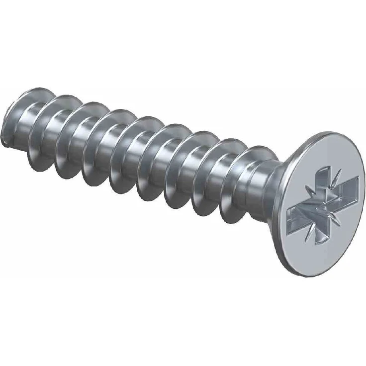 KAISER 2472-20 Geräteschrauben +/- , Länge 20 mm, selbstformend 3,2 mm, Senkkopf mit Kombiantrieb PZ1/S – Bild 1