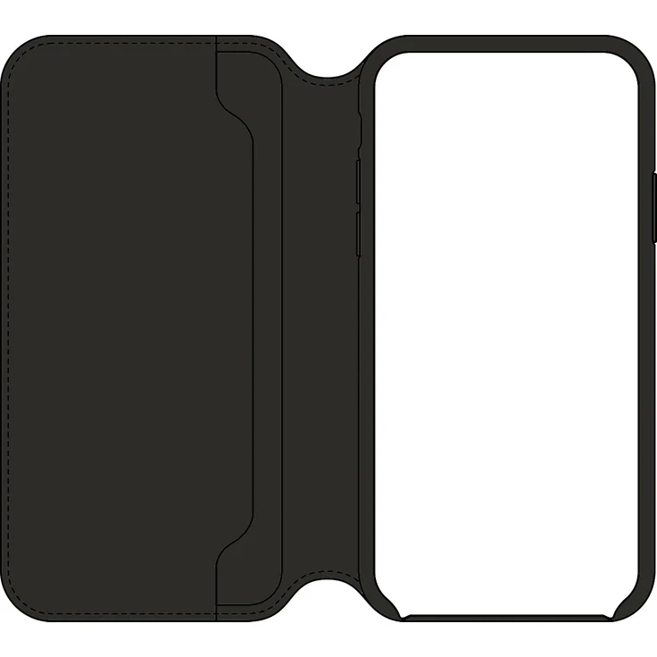 Apple MRX22ZM/A Leder Folio, geeignet für Apple iPhone Xs Max, Book-Style Case, schwarz – Bild 5