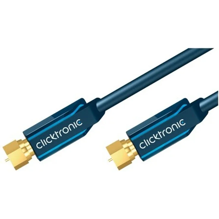 Clicktronic Casual SAT Antennenkabel (F-Stecker-F-Stecker, 95 dB, 3m)