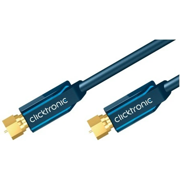 Clicktronic Casual SAT Antennenkabel (F-Stecker-F-Stecker, 95 dB, 3m) – Bild 1
