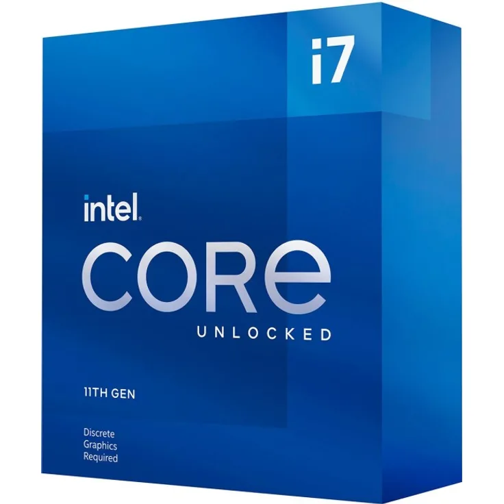 Intel Core i7-11700KF, 8 Kerne (16 Threads), 3,6 - 5 GHz, Boxed (ohne Kühler) (BX8070811700KF)