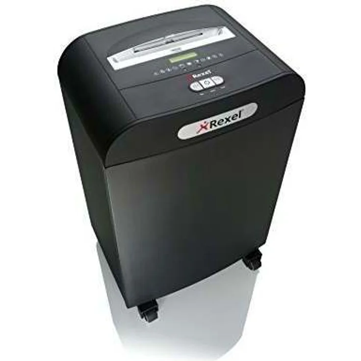 Rexel Mercury RDS2250 2102417EU Aktenvernichter (Streifenschnitt, Manueller Einzug, 50L Abfallbehälter, 22 Blatt Kapazität) schwarz