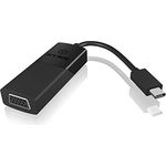 ICY BOX IB-AC533-C USB (Type-C & Alternate Mode) zu VGA Adapter-Kabel, unterstützt Erweitern-Spiegeln (bis 2048x1152 Pixel 60 Hz), Schwarz