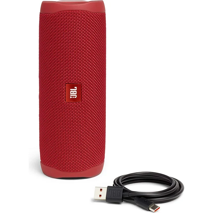 JBL Flip 5 Bluetooth-Lautsprecher, wasserdicht, rot – Bild 6