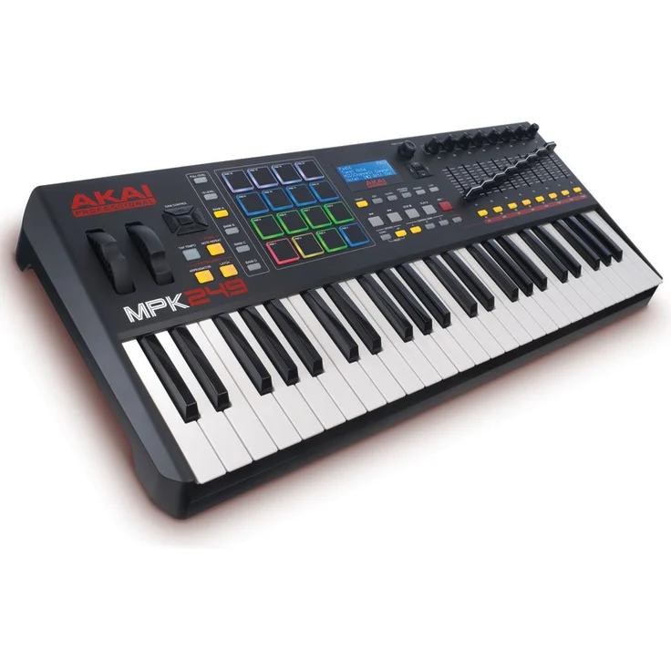 AKAI Professional MPK249 - 49 Tasten semi gewichtetes USB MIDI Keyboard inkl. wichtiger Kontrollen der MPC Workstations, VIP 3.0 und Software Paket – Bild 1