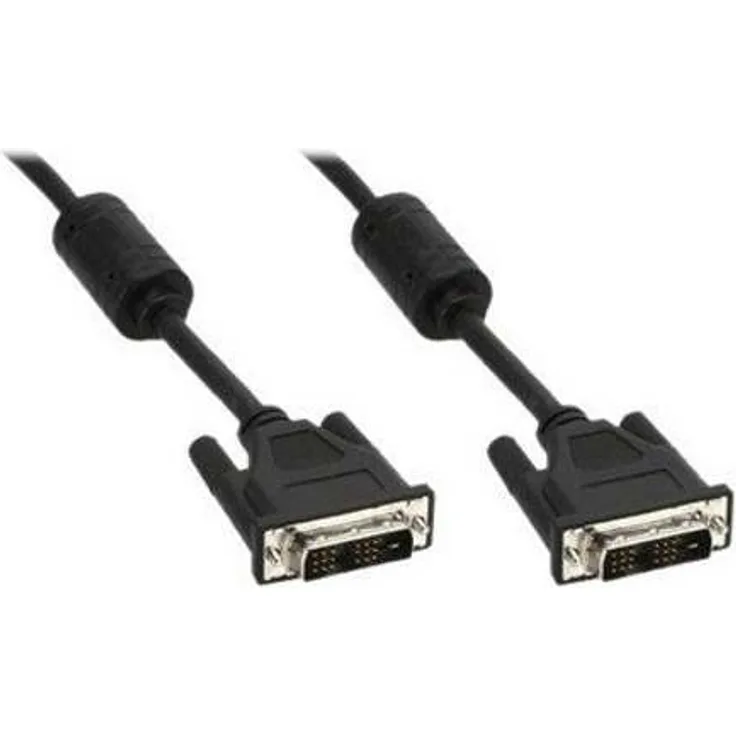 INLINE DVI-D Single Link Kabel digital 18+1 St/St 2 Ferritte 2m (17762)